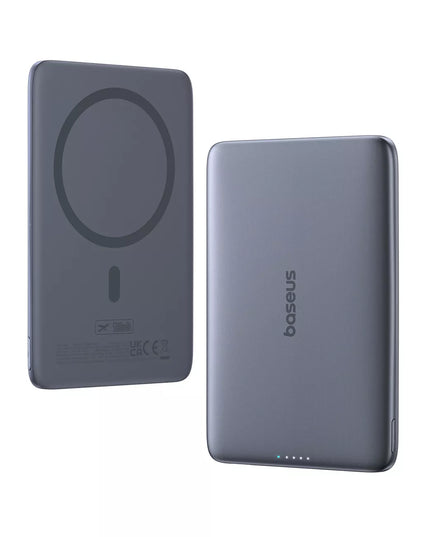 BASEUS išorinė baterija 5000 mAh 20W „MagSafe“ indukcinė, plona, su kabeliu