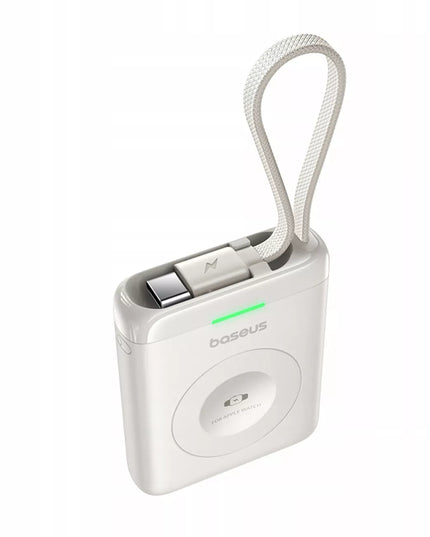 BASEUS išorinė baterija skirta APPLE WATCH 1-10 SE SE 2 Ultra Ultra 2 5W USB-C kabelis