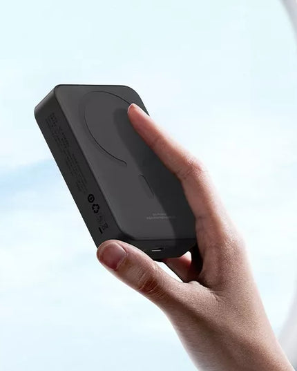 BASEUS magnetinis išorinis akumuliatorius (powerbank) 20000 mAh, belaidis įkrovimas 15W, USB-C