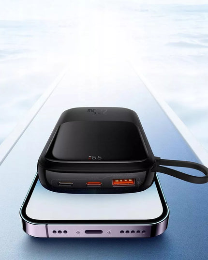 BASEUS išorinė baterija QPOW PRO 10000mAh 22.5W QC PD greitasis kroviklis USB-C