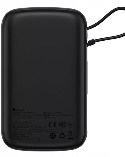 BASEUS išorinė baterija QPOW PRO 10000mAh 22.5W QC PD greitasis kroviklis USB-C