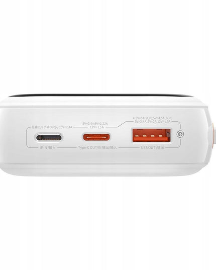 BASEUS POWERBANK GREITAS ĮKROVIMAS 20000mAh 22,5W QC/PD/SCP/FCP USB-C LAIDAS