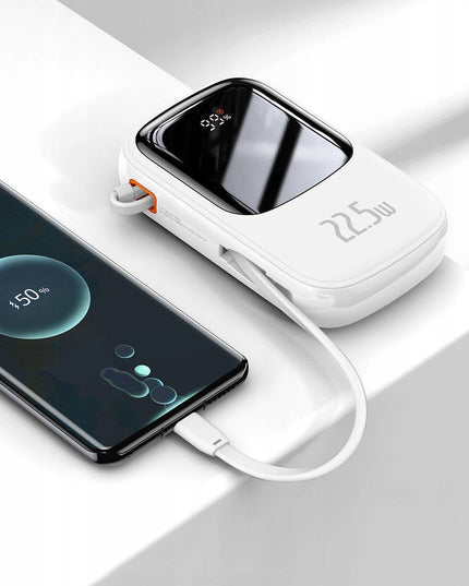 BASEUS POWERBANK GREITAS ĮKROVIMAS 20000mAh 22,5W QC/PD/SCP/FCP USB-C LAIDAS