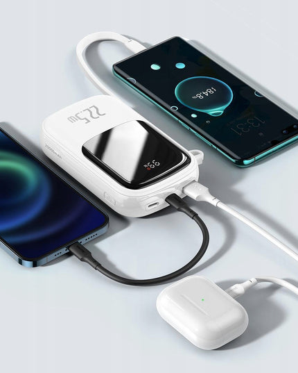 BASEUS POWERBANK GREITAS ĮKROVIMAS 20000mAh 22,5W QC/PD/SCP/FCP USB-C LAIDAS