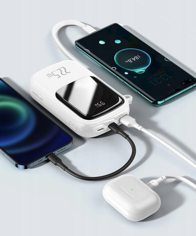 BASEUS POWERBANK GREITAS ĮKROVIMAS 20000mAh 22,5W QC/PD/SCP/FCP USB-C LAIDAS
