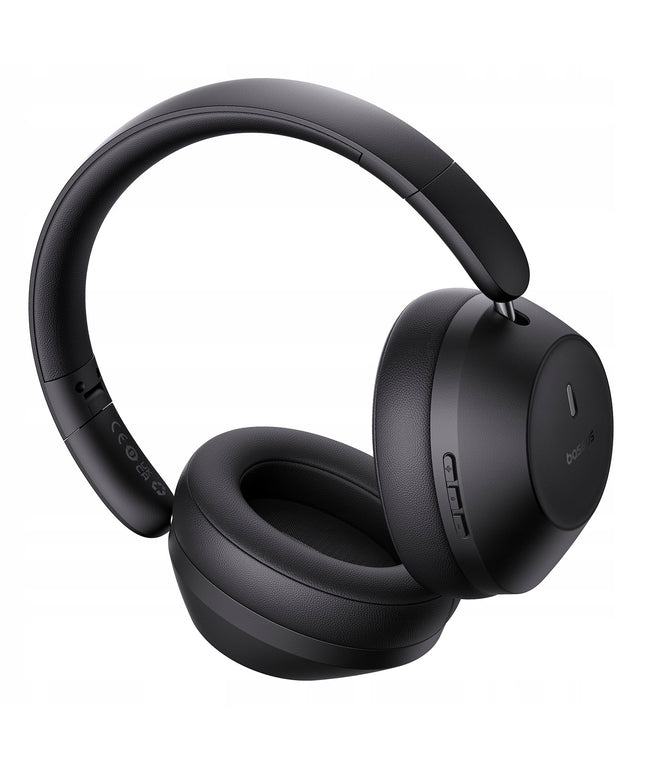 BASEUS BELAIDĖS BLUETOOTH 5.3 AUSINĖS SU USB-C MIKROFONU, IKI 50 VAL.