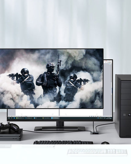 BASEUS HDMI SKIRSTYTUVAS - DVIPUSIS, 2x HDMI FULL HD 4K 30HZ