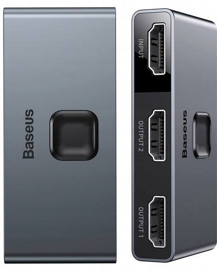 BASEUS HDMI SKIRSTYTUVAS - DVIPUSIS, 2x HDMI FULL HD 4K 30HZ