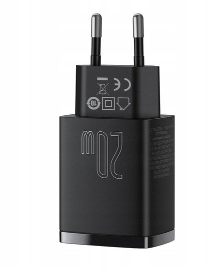 BASEUS Greitas įkroviklis telefonui USB C 20W Universalus QC 3A