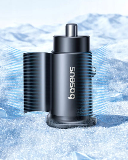 BASEUS spartusis automobilinis įkroviklis 2x USB-C PD 30W MAX