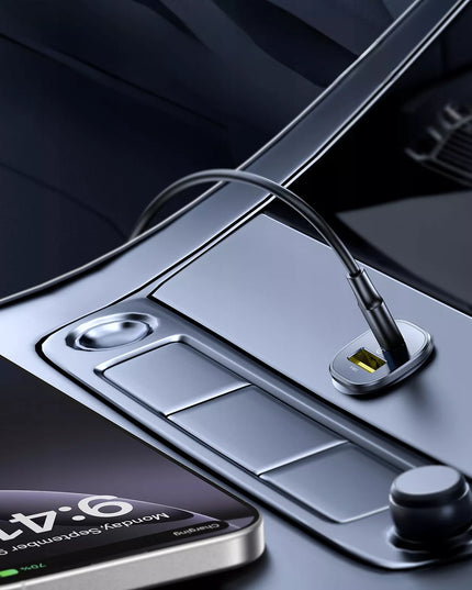 BASEUS greitas automobilinis įkroviklis USB-C PD USB-A 30W