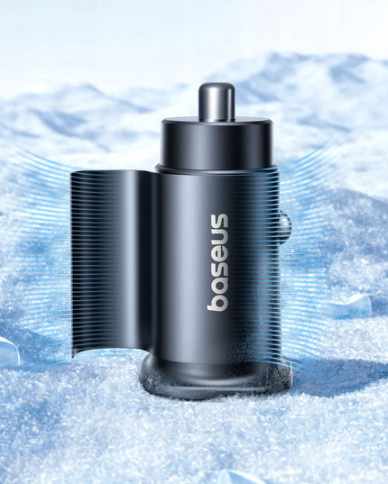 BASEUS greitas automobilinis įkroviklis USB-C PD USB-A 30W