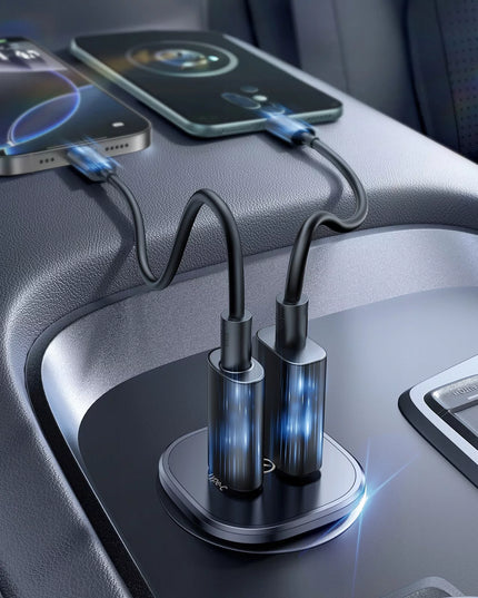 BASEUS greitas automobilinis įkroviklis USB-C PD USB-A 30W