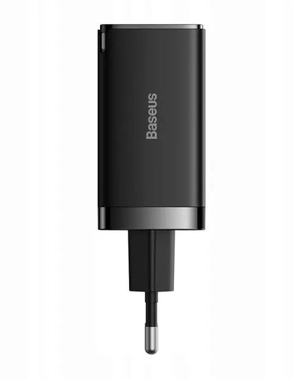 BASEUS Greitas Sieninis Įkroviklis 3 USB Prievadai 2x USB-C Maitinimo Adapteris 65W PD QC GaN