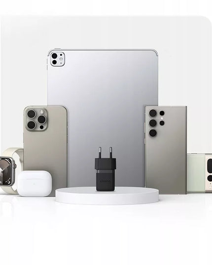 BASEUS greitasis tinklo įkroviklis 30W USB-C Type-C PD QC saugus maitinimo adapteris