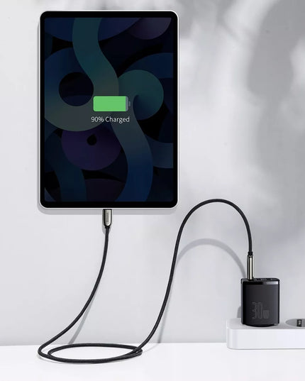 BASEUS greitasis sieninis įkroviklis telefonui 3x USB USB-C 30W PD QC 3.0 AFC