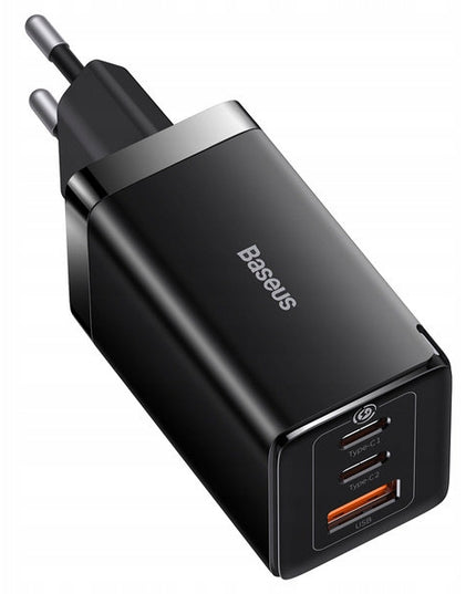 BASEUS Greitas Tinklo Įkroviklis USB 2x USB C Maitinimo Adapteris Nešiojamam Kompiuteriui GaN 65W