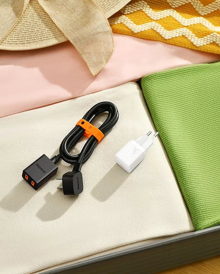 BASEUS greitas USB-C tinklo įkroviklis 30W GaN Mini greitasis įkrovimas PD