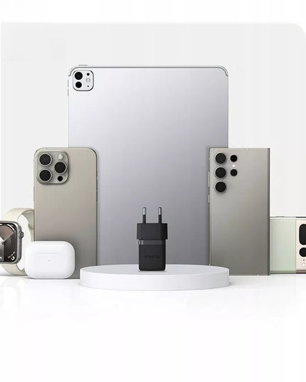 Greitasis sieninis įkroviklis BASEUS USB-C 30W PD QC, skirtas telefonui ir planšetei