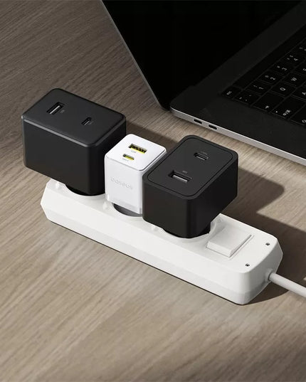 BASEUS greitas tinklo įkroviklis USB-C USB-A 20W PD, skirtas telefonui ir planšetei