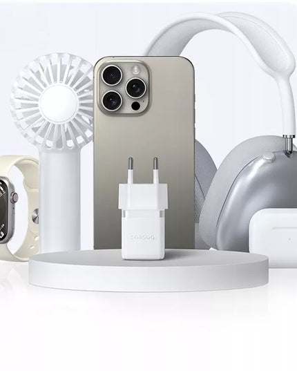 BASEUS greitas tinklo įkroviklis USB-C USB-A 20W PD, skirtas telefonui ir planšetei