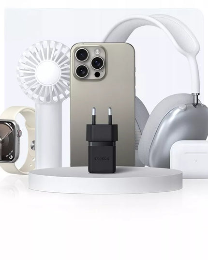 BASEUS greitas tinklo įkroviklis USB-C USB-A 30W PD telefonui ir planšetei