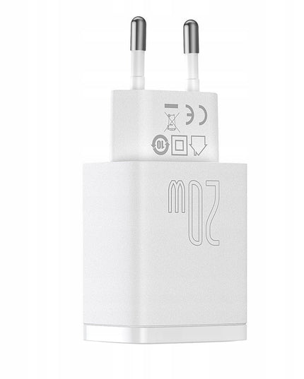 BASEUS Greitas USB C įkroviklis, 20W USB, telefonui, Universalus QC3.0 3A, Mažas