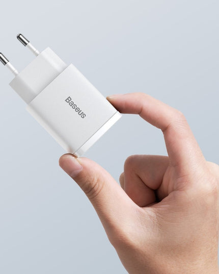 BASEUS Greitas USB C įkroviklis, 20W USB, telefonui, Universalus QC3.0 3A, Mažas