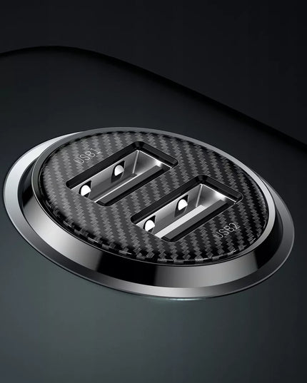 BASEUS spartus galingas automobilinis telefono įkroviklis 2x USB 4.8A 12-24V