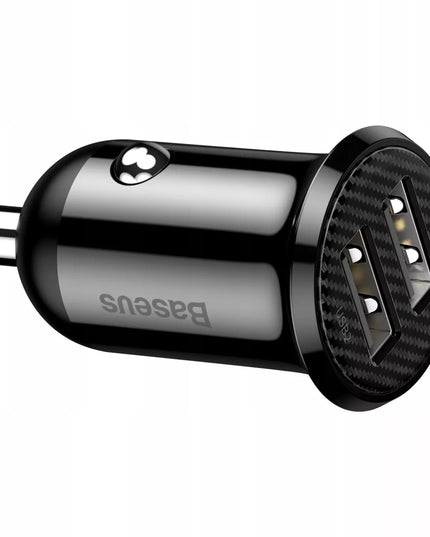 BASEUS spartus galingas automobilinis telefono įkroviklis 2x USB 4.8A 12-24V