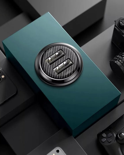 BASEUS spartus galingas automobilinis telefono įkroviklis 2x USB 4.8A 12-24V