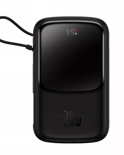 BASEUS spartusis išorinis akumuliatorius 10000mAh 20W su Lightning laidu, greitas ir saugus