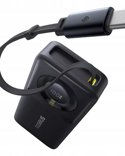 BASEUS spartusis „Power Bank“ 10000mAh 30W galingas išorinis akumuliatorius su USB-C laidu