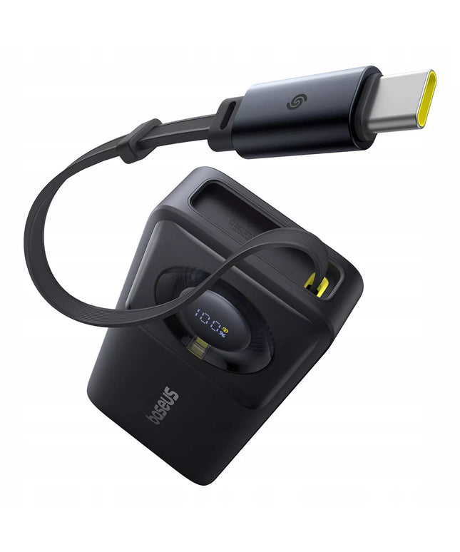 BASEUS spartusis „Power Bank“ 10000mAh 30W galingas išorinis akumuliatorius su USB-C laidu
