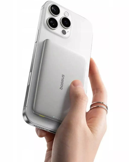 Spartusis „BASEUS“ 5000 mAh 20 W belaidis „Power Bank“ su USB-C jungtimi – galingas ir saugus