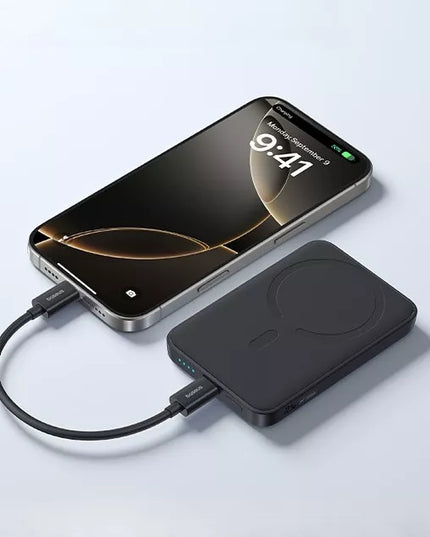 BASEUS greitas išorinis akumuliatorius (power bank) su belaidžiu įkrovimu 10000 mAh PD 22.5 W USB-C QC