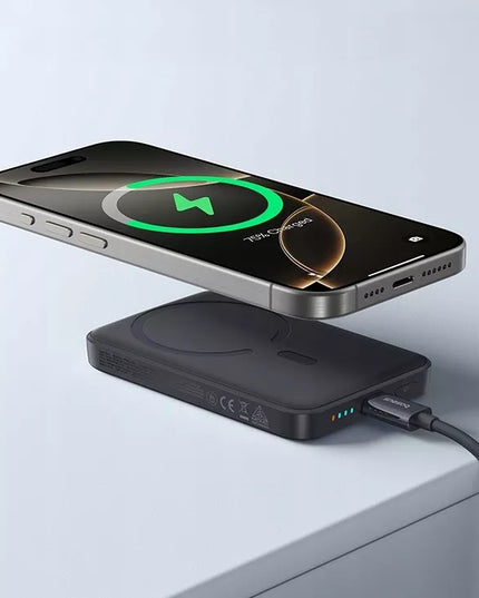 BASEUS greitas išorinis akumuliatorius (power bank) su belaidžiu įkrovimu 10000 mAh PD 22.5 W USB-C QC