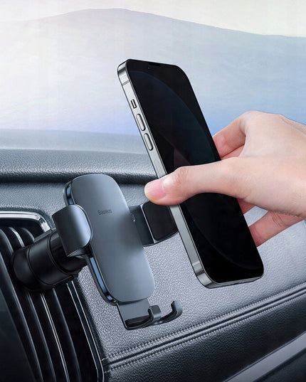 BASEUS Gravitacinis laikiklis automobiliui ant vėdinimo grotelių