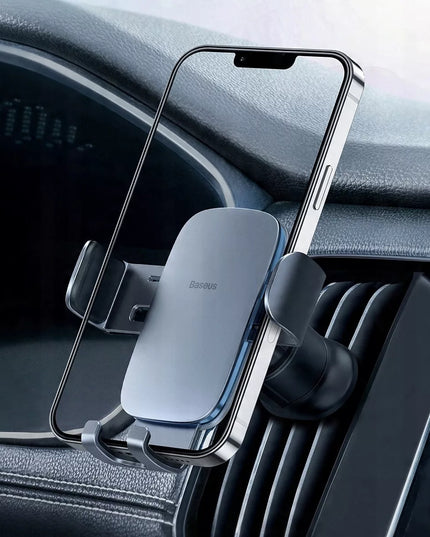 BASEUS Gravitacinis laikiklis automobiliui ant vėdinimo grotelių