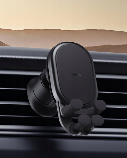 BASEUS Automobilinis belaidžio įkrovimo laikiklis QI 15W, skirtas ventiliacijos grotelėms