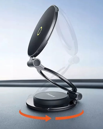 BASEUS MAGNETINIS MAGSAFE AUTOMOBILINIS LAIKIKLIS SULANKSTOMAS 360° 980° REGULIAVIMAS