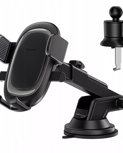 BASEUS automobilinis telefono laikiklis gravitacinis su automatiniu fiksatoriumi