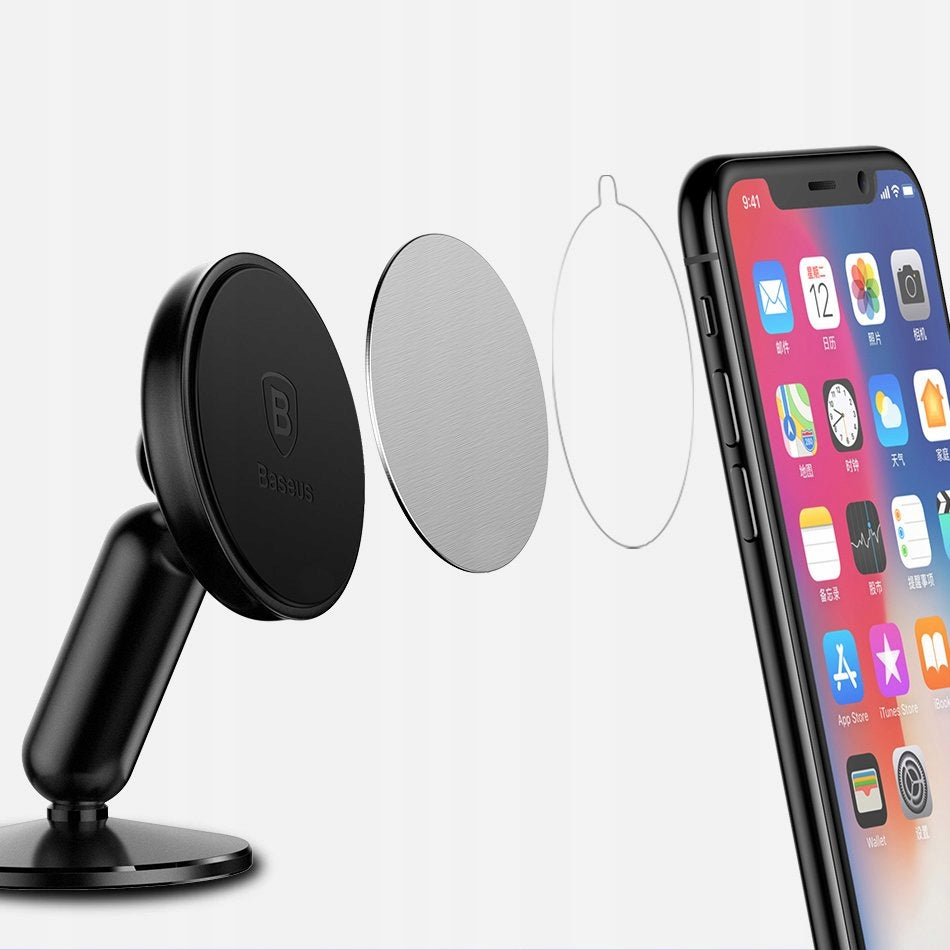 Magnetinis automobilinis telefono laikiklis ant prietaisų skydelio BASEUS