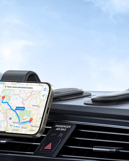 BASEUS lankstus magnetinis automobilinis telefono laikiklis ant prietaisų skydelio