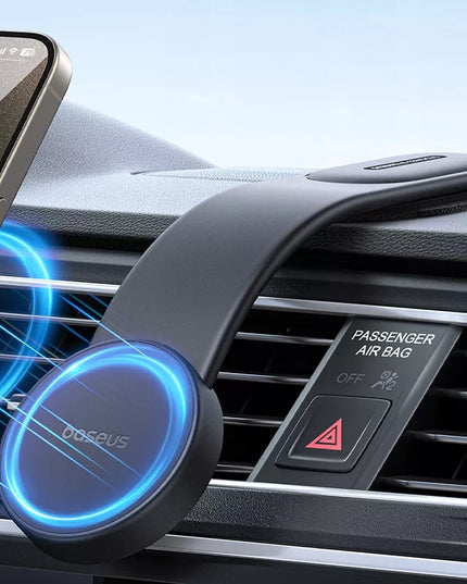 BASEUS lankstus magnetinis automobilinis telefono laikiklis ant prietaisų skydelio