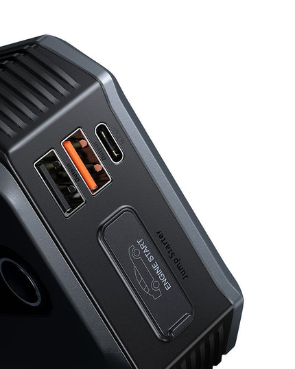 BASEUS 20000mAh Powerbank Užvedimo Įrenginys Booster Jungiamieji Kabeliai