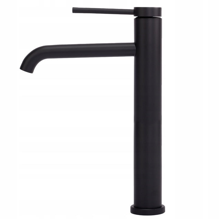 Maišytuvas praustuvui REA CLIF juodas matinis stalviršio aukštas stovintis 29,5