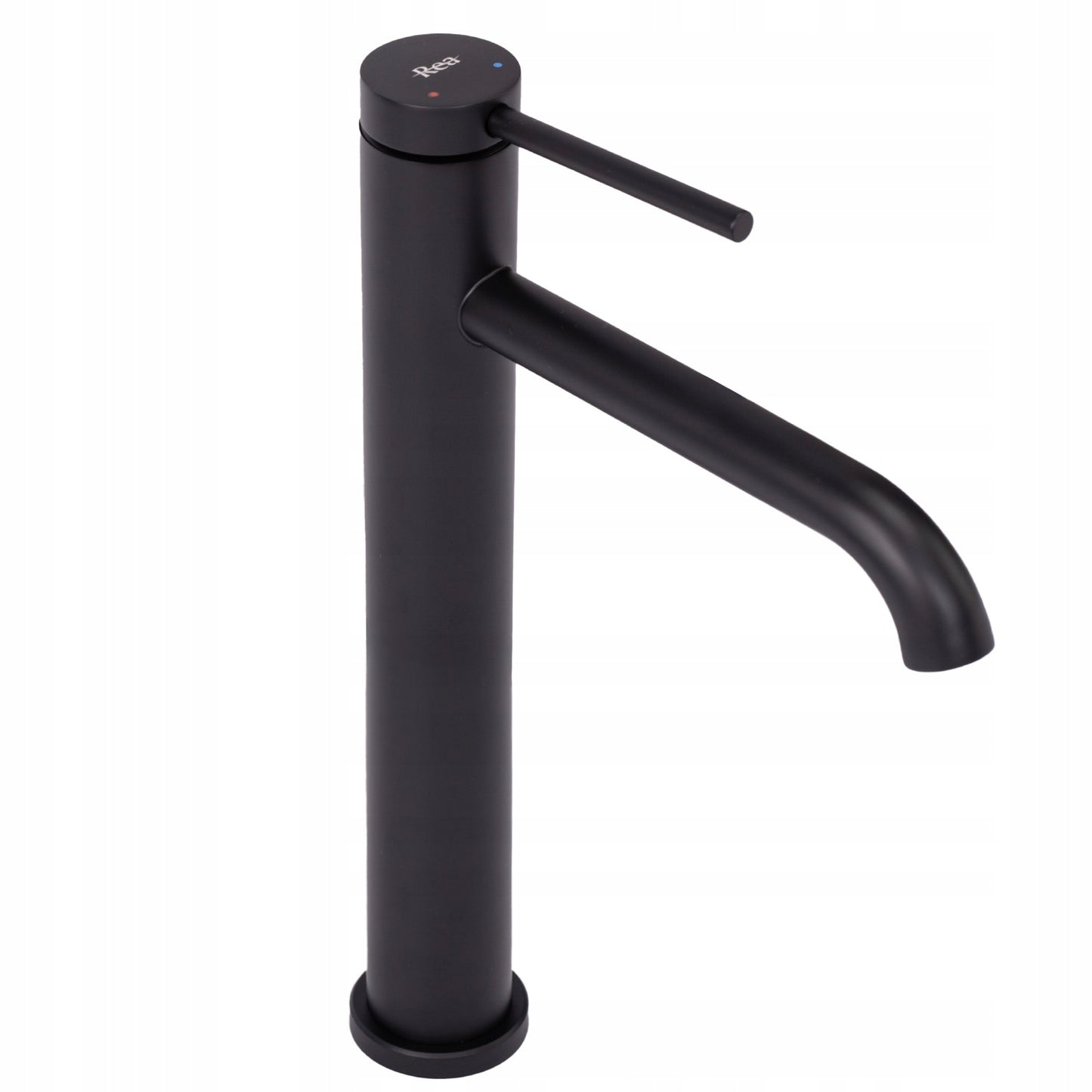 Maišytuvas praustuvui REA CLIF juodas matinis stalviršio aukštas stovintis 29,5