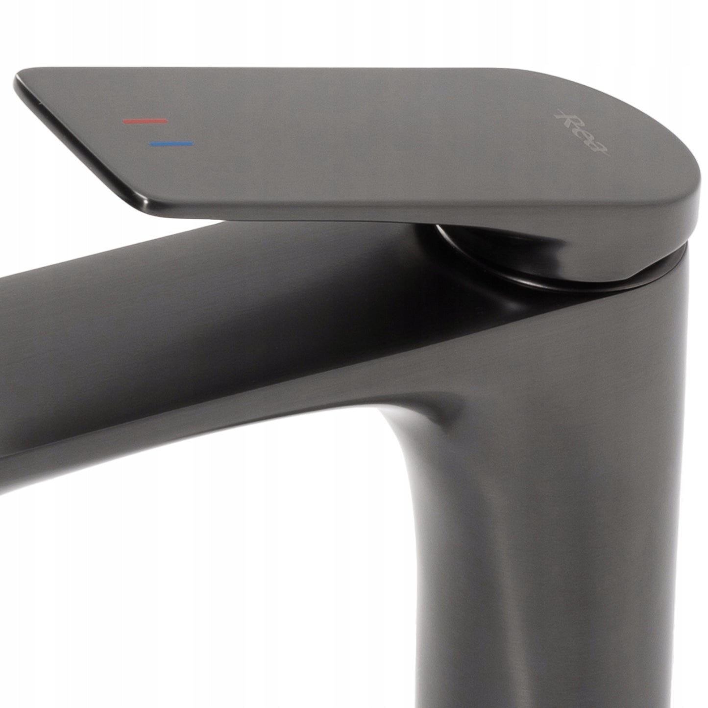 Maišytuvas praustuvui REA AVALON titano šlifuotas žemas stovimas modernus