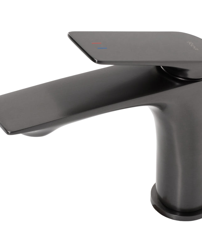 Maišytuvas praustuvui REA AVALON titano šlifuotas žemas stovimas modernus